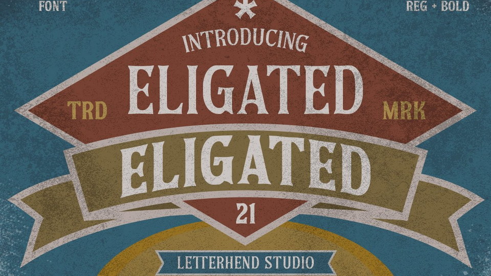 Eligated Font
