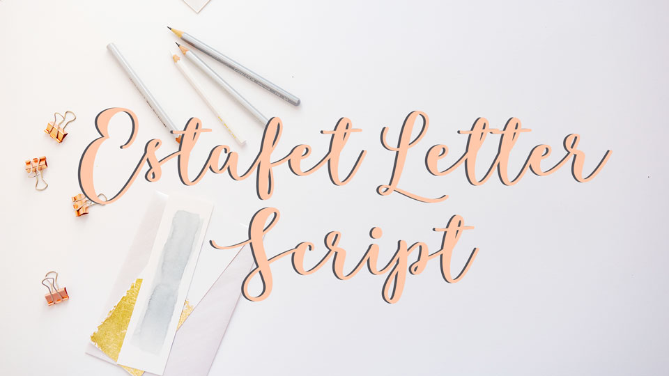 Estafet Letter Script