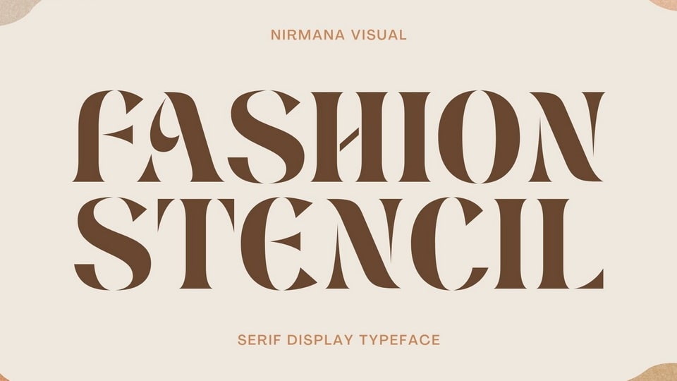Fashion Stencil Font