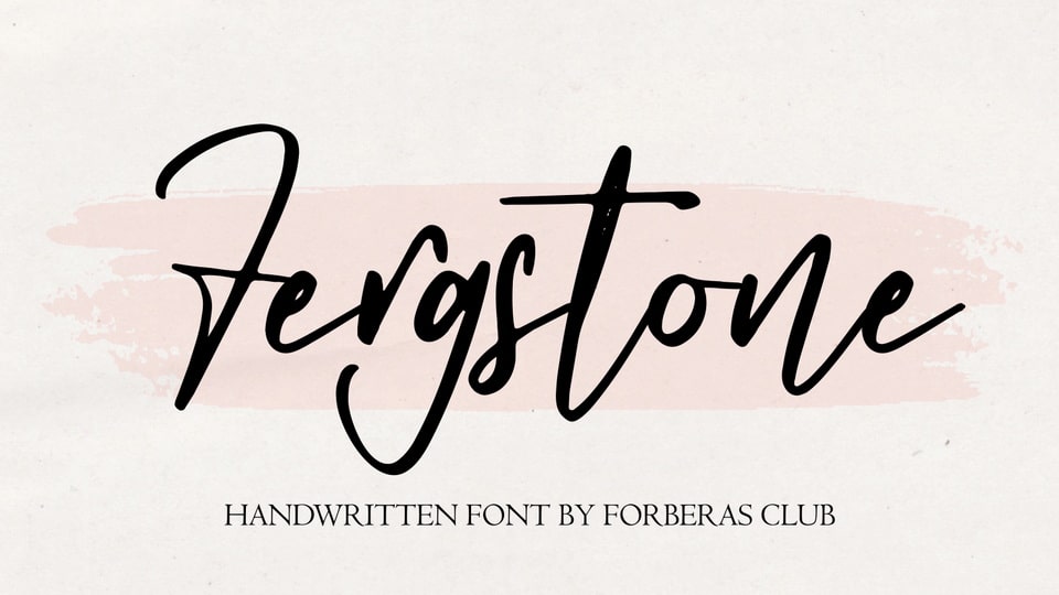 Fergstone Font
