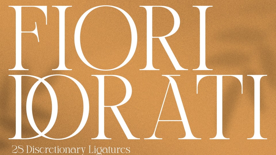 Fiori Dorati Font