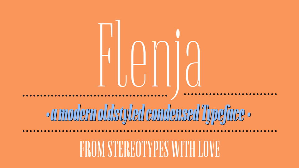 Flenja Font