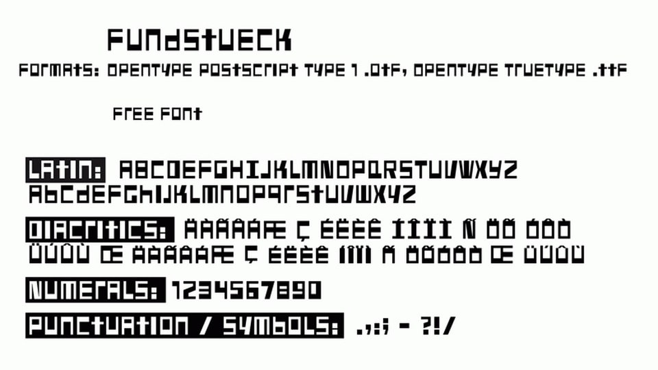 Fundstueck Font