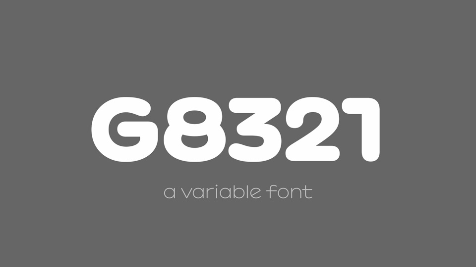 G8321 Typeface