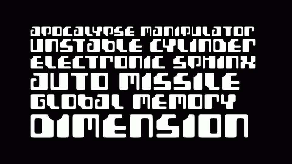 Gamma 1500 Font