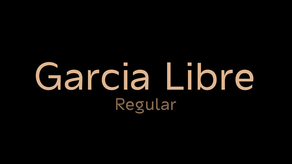 Garcia Libre Font