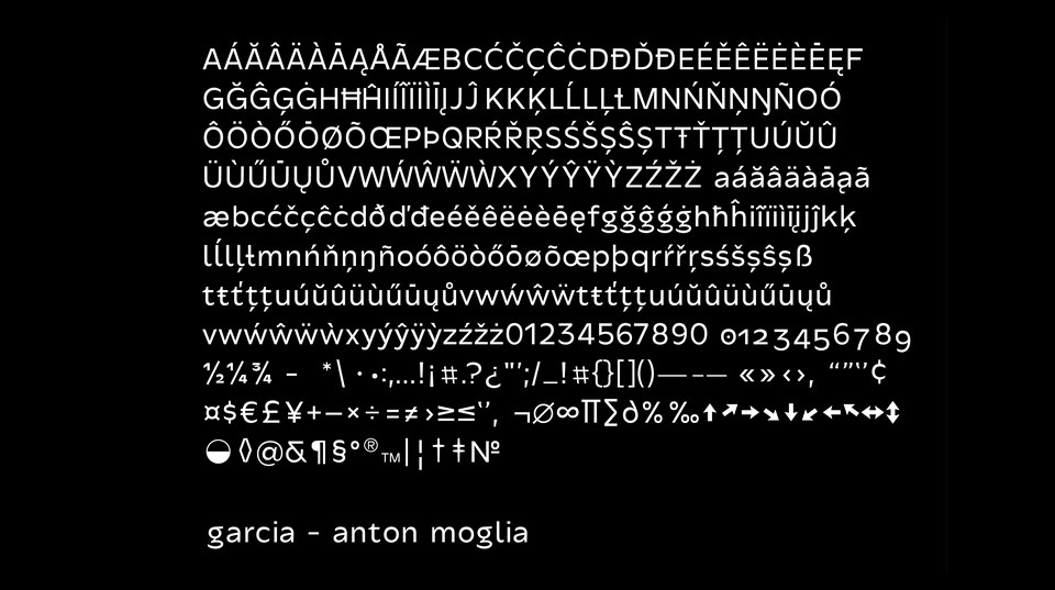 Garcia Libre Font
