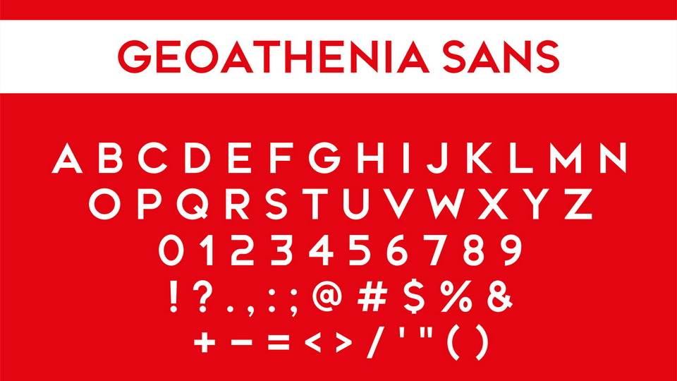 Geoathenia Typeface