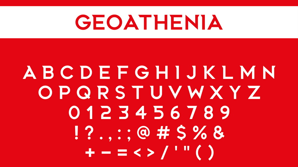 Geoathenia Typeface