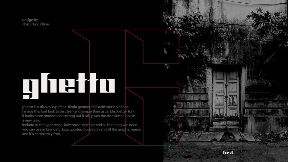 Ghetto Font