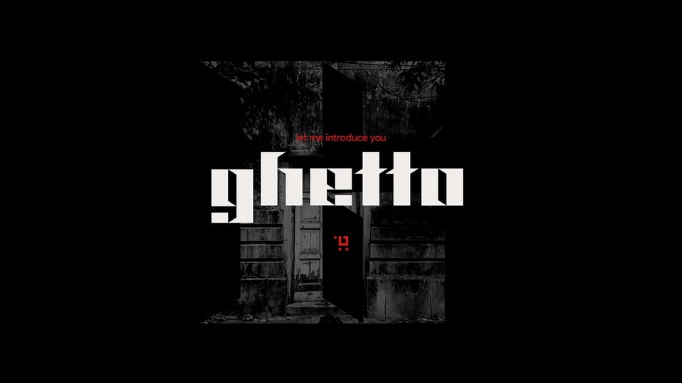 Ghetto Font