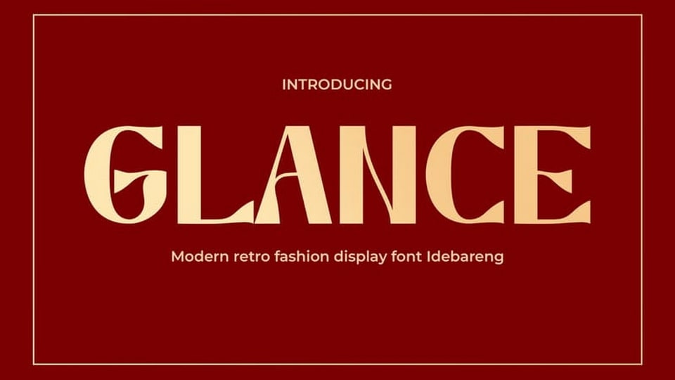 Glance Font