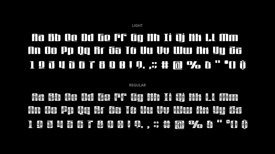 Graphene Typeface