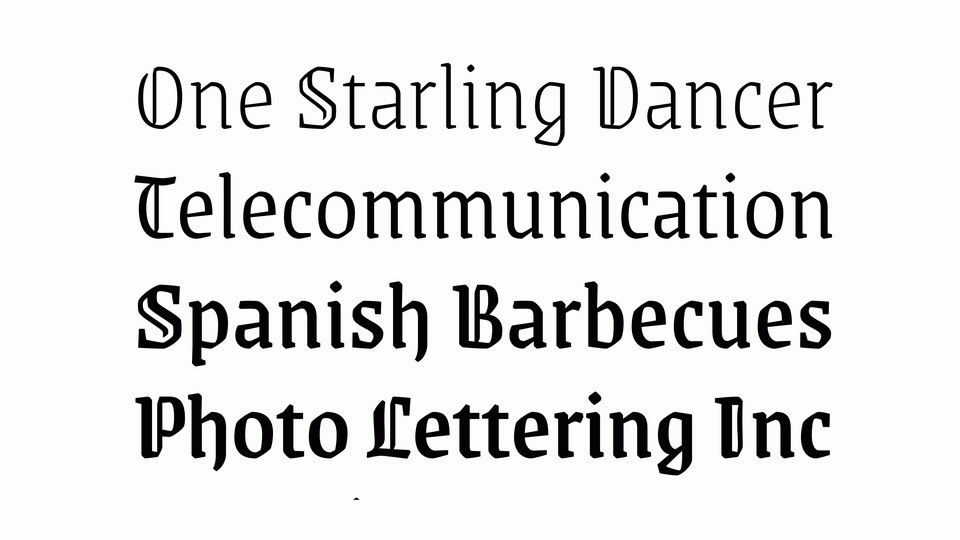 Grenze Gotisch Typeface