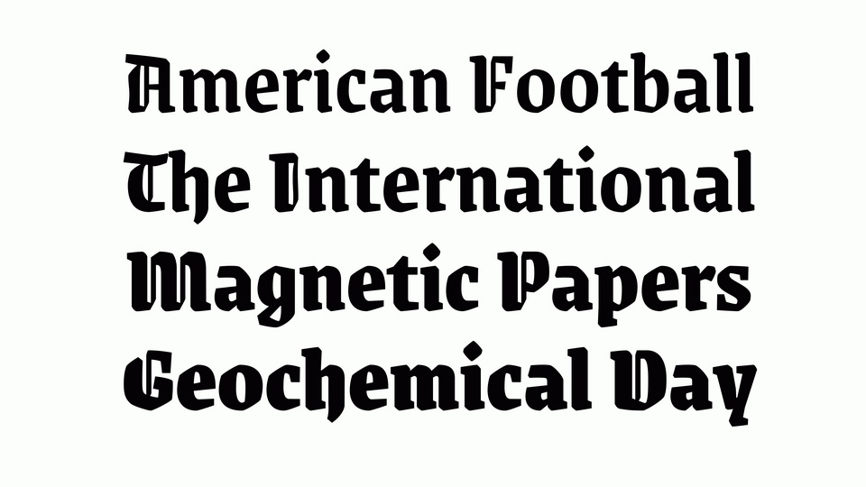 Grenze Gotisch Typeface