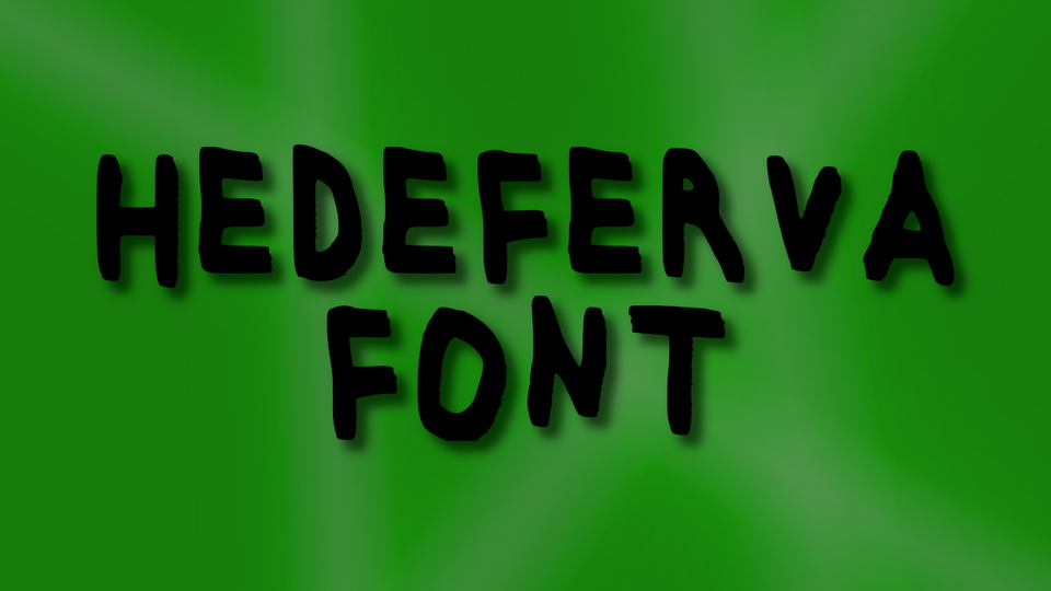 Hedeferva Font
