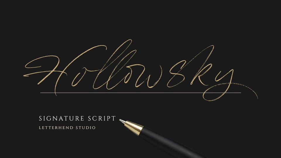 Hollowsky Font