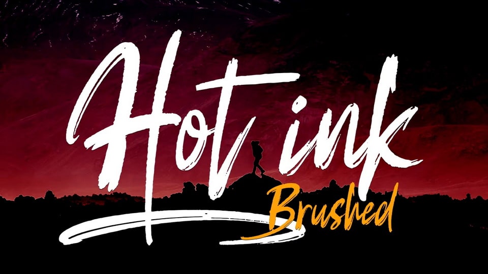 Hot Ink Font