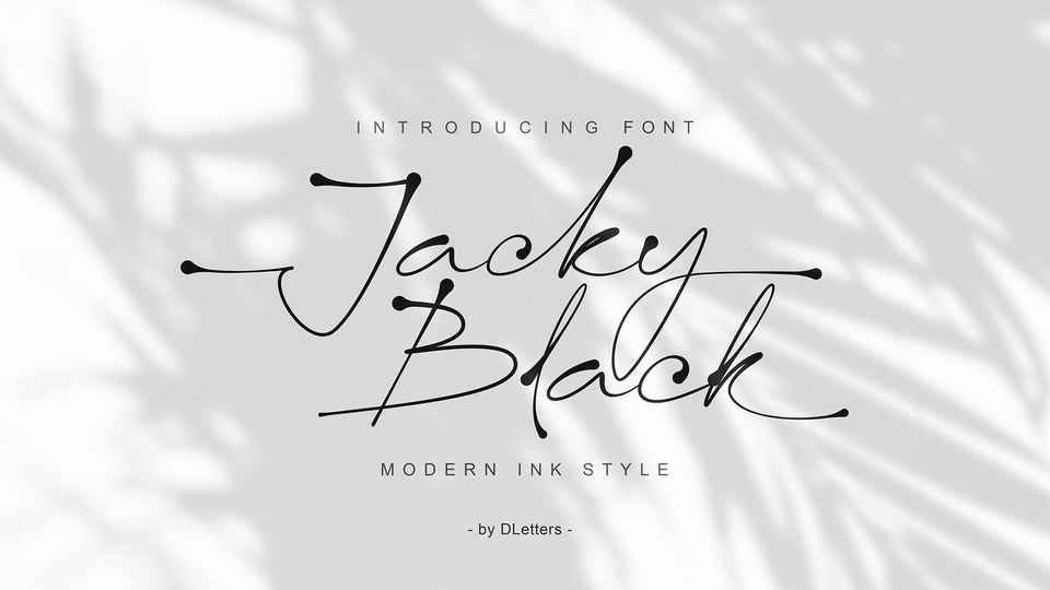 Jacky Black Font