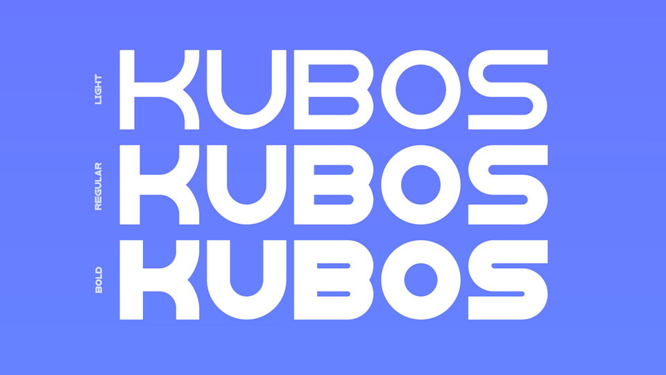 Kubos Typeface