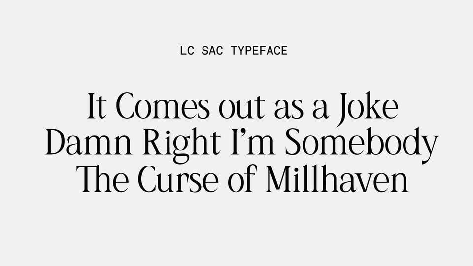 LC Sac Font