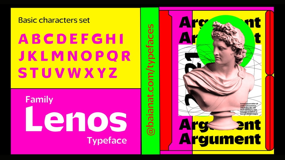 Lenos Typeface