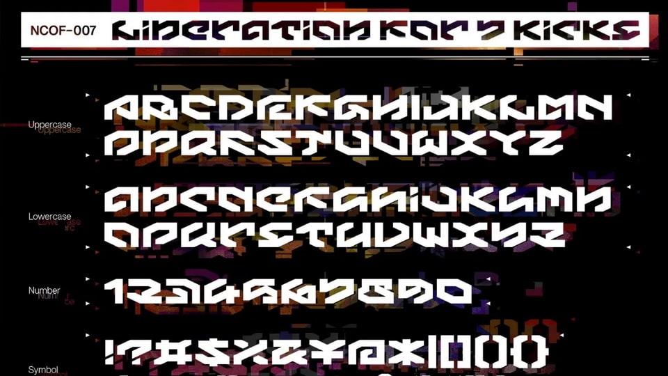 Liberation For 7 Kicks Font