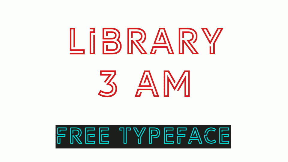 Library 3am Typeface