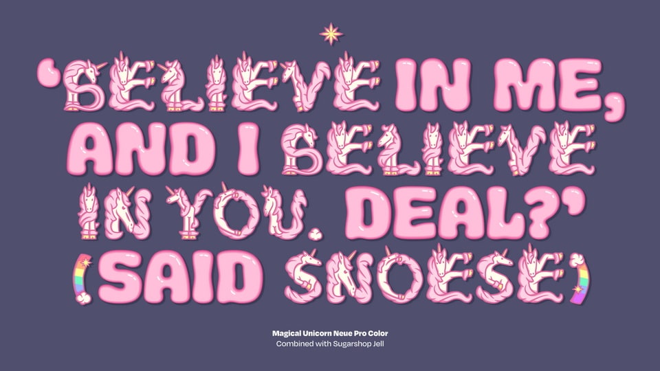 Magical Unicorn Neue Pro Font