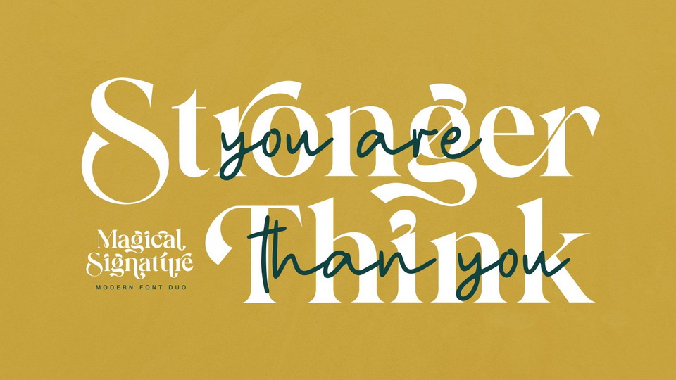 Magical Signature Font