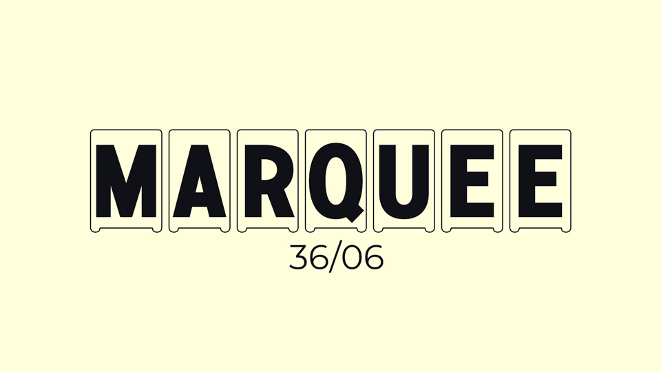Marquee Font