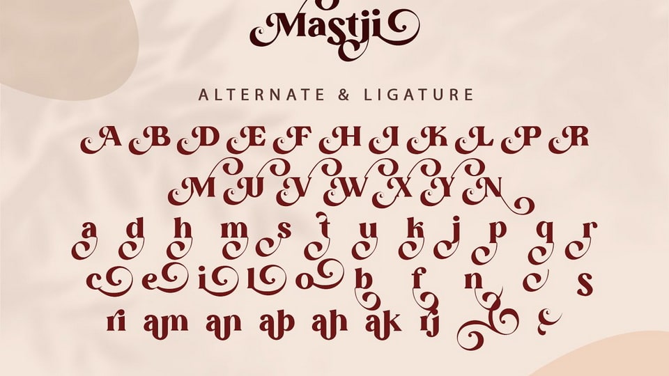 Mastji Font