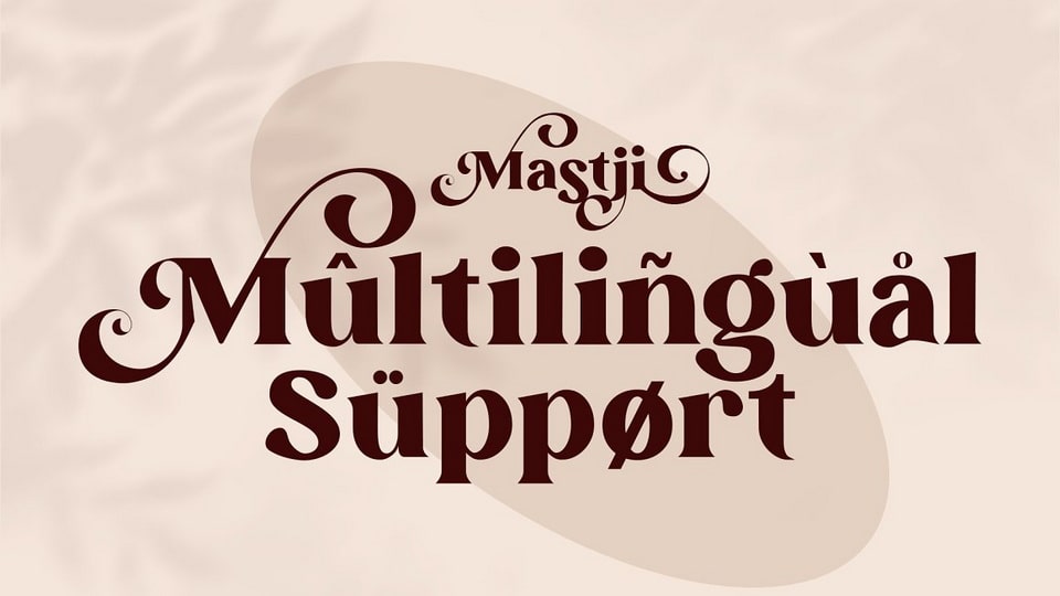 Mastji Font
