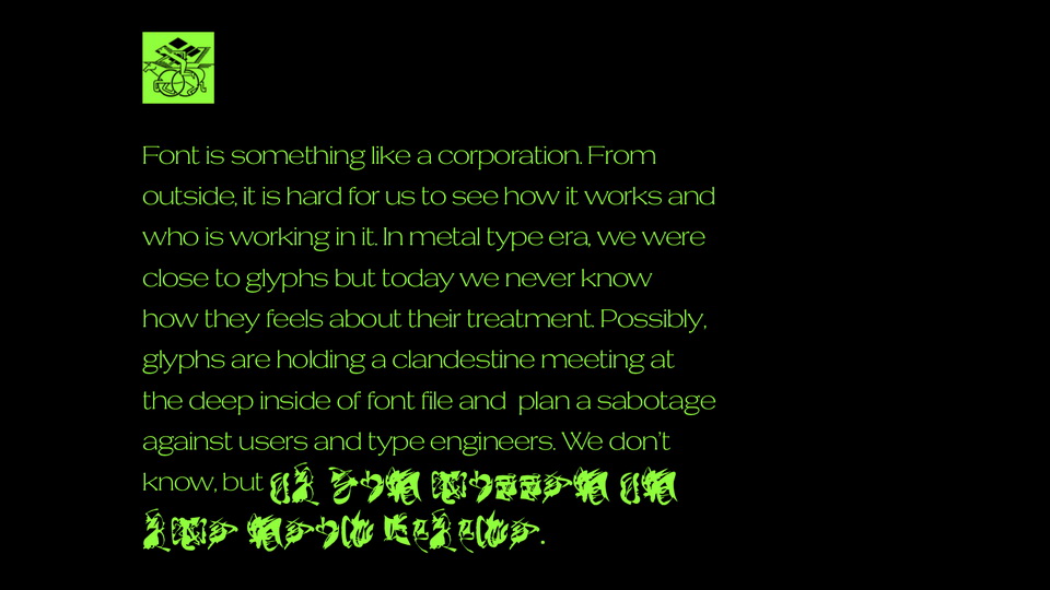 Mess Font
