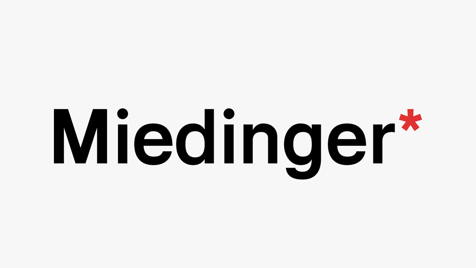 Miedinger* Typeface