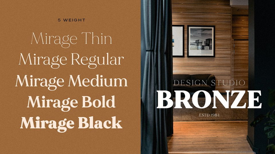 Mirage Typeface
