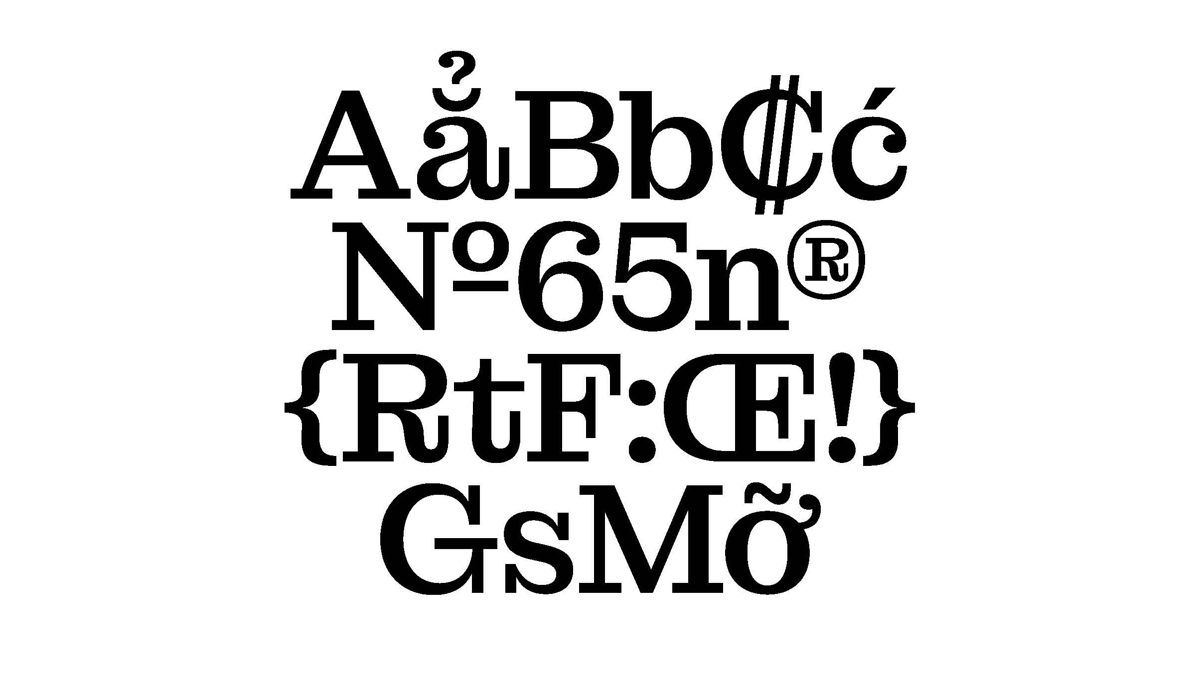 Montagu Slab Typeface