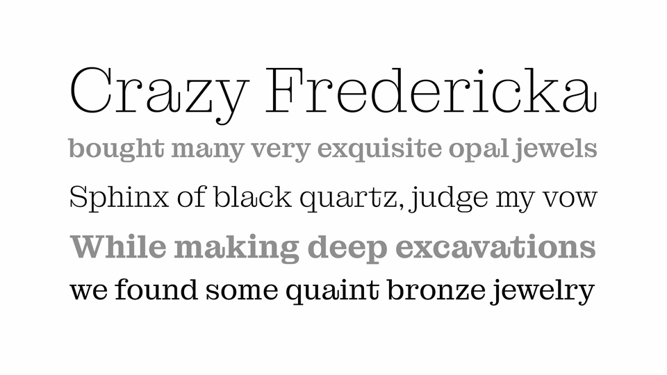 Montagu Slab Typeface