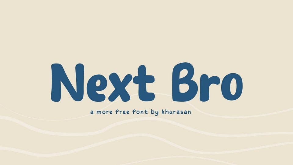 Next Bro Font
