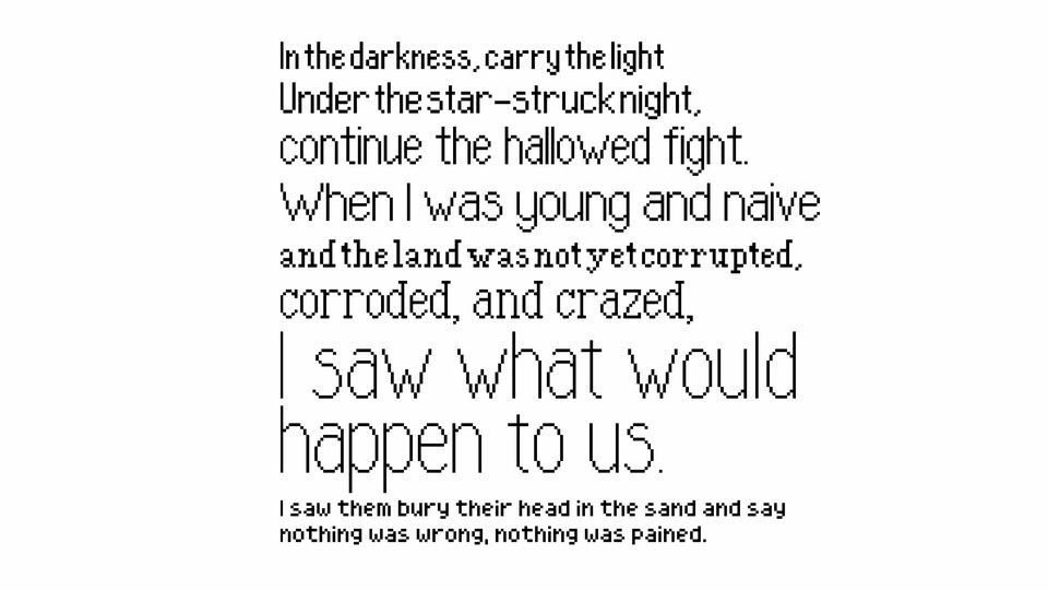 Northrup Typeface