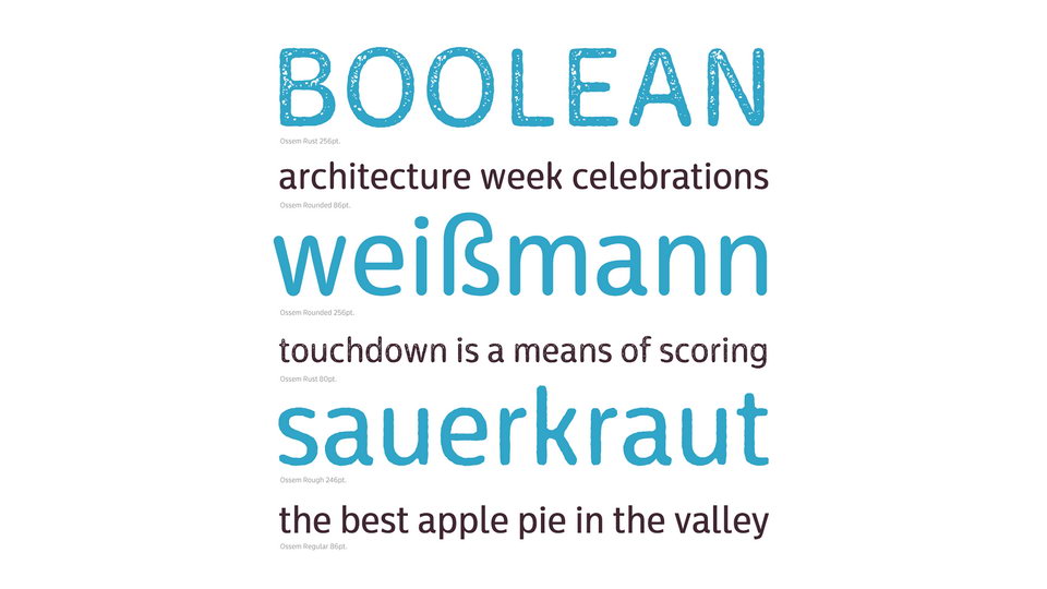 Ossem Typeface