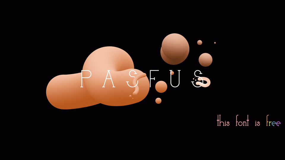 Pasfus Font