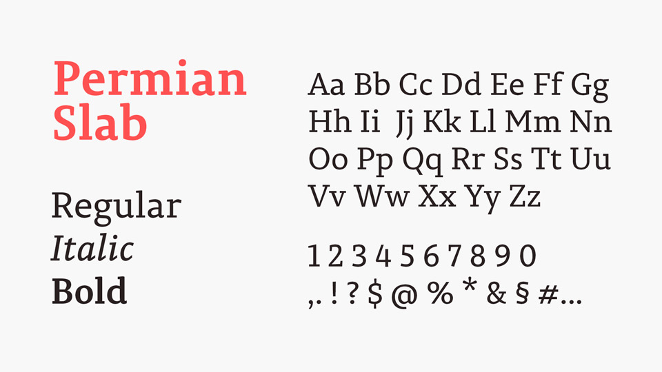 Permian Typeface