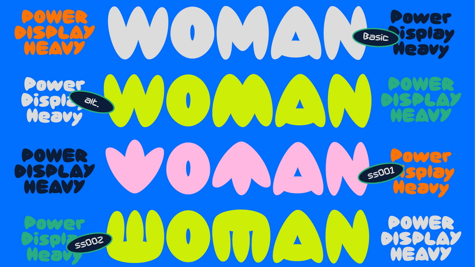 Power Display Font