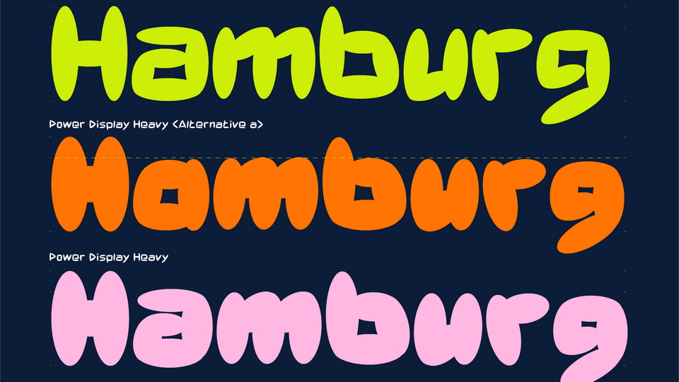 Power Display Font