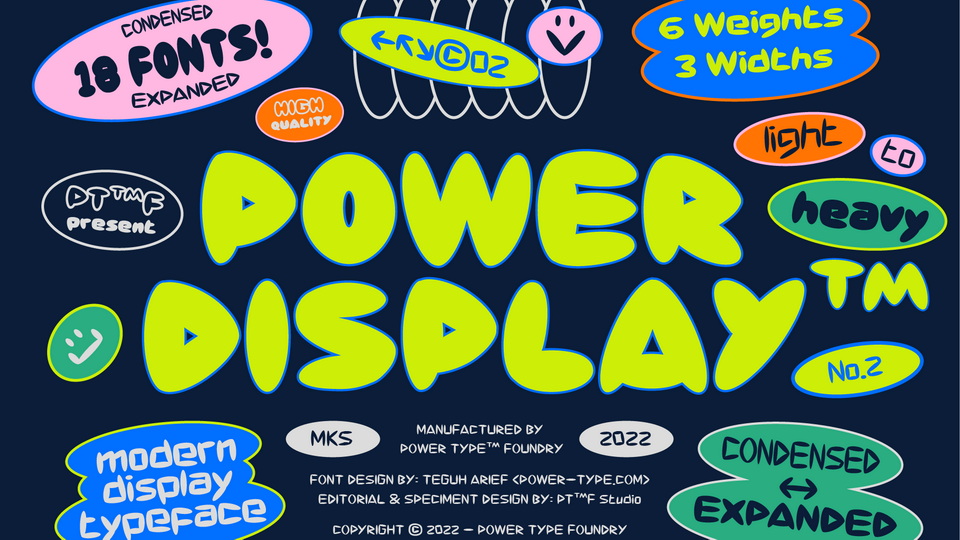 Power Display Font