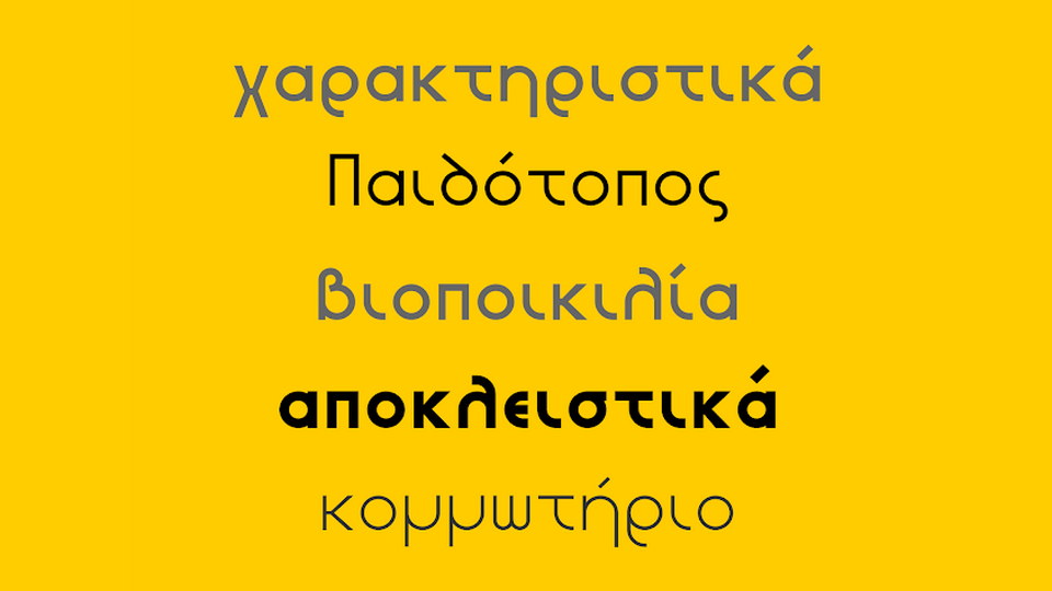 PVF Carousel Typeface