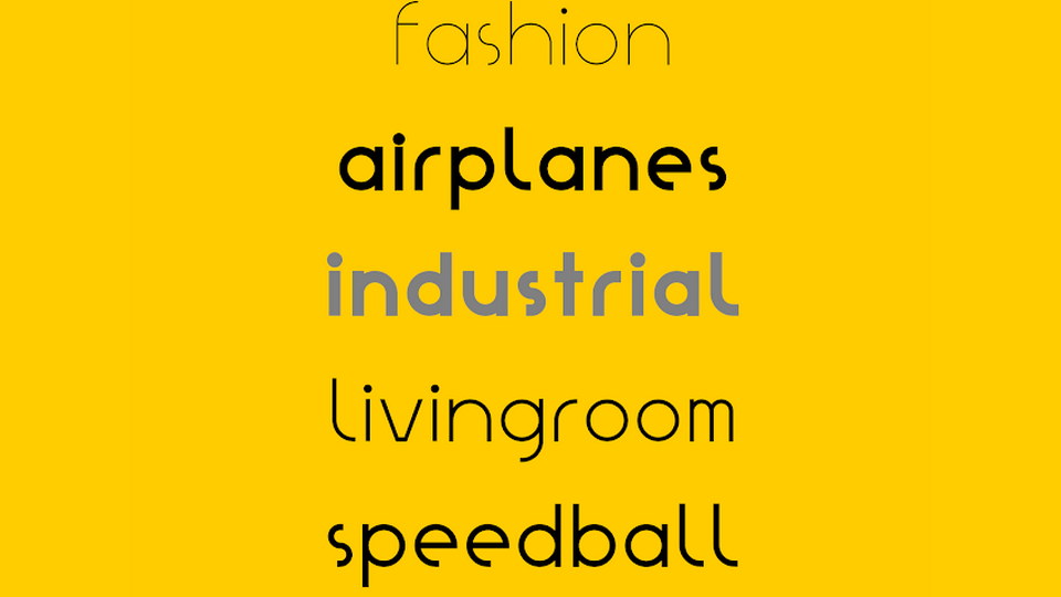 PVF Carousel Typeface
