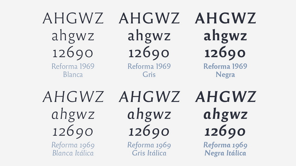 Reforma Typeface