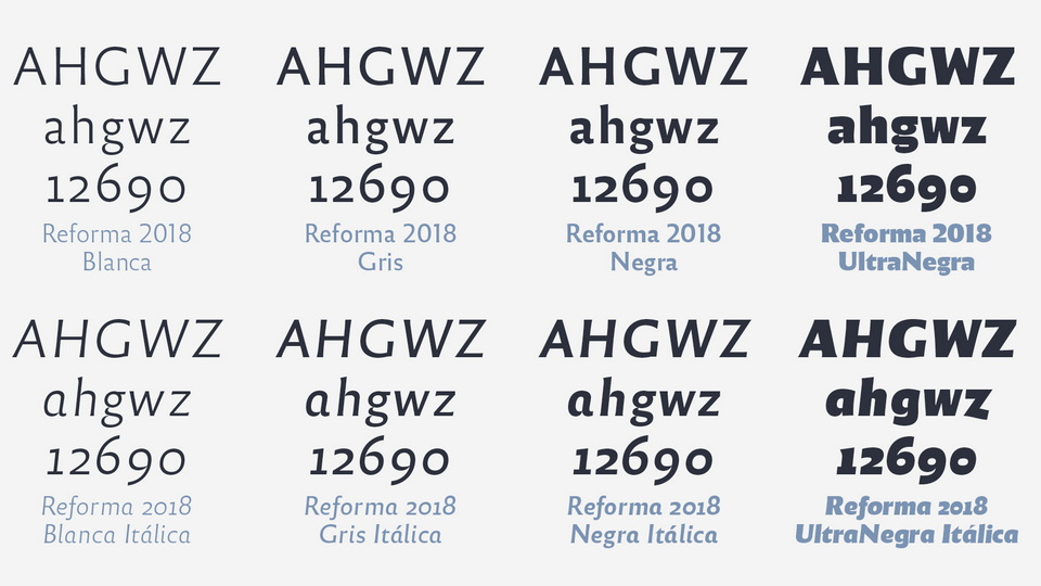 Reforma Typeface